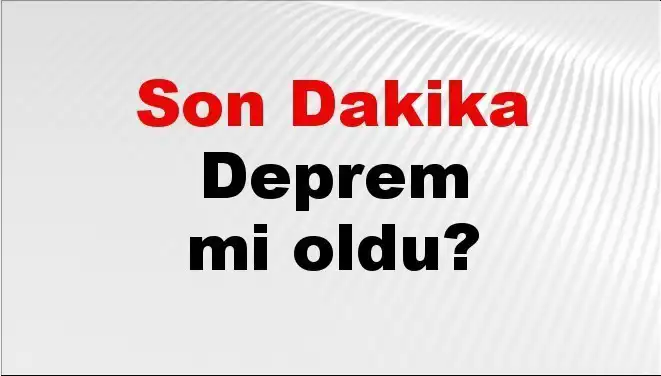 Van'da Son Dakika Deprem! Detaylar ve Gelişmeler Burada!