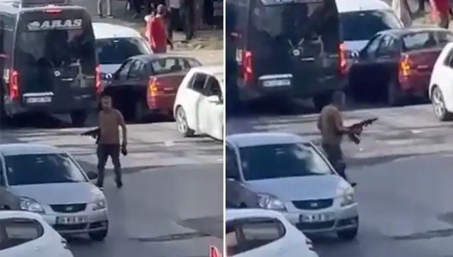 Başakşehir'de Pompalı Tüfekle Sokakları Korku Dolu Anlarla Kapatan Olay