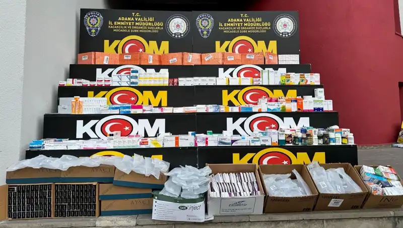 Adana’da Yasa Dışı İlaç Operasyonu: 500.000 TL'lik Uyuşturucu İlaç Ele Geçirildi