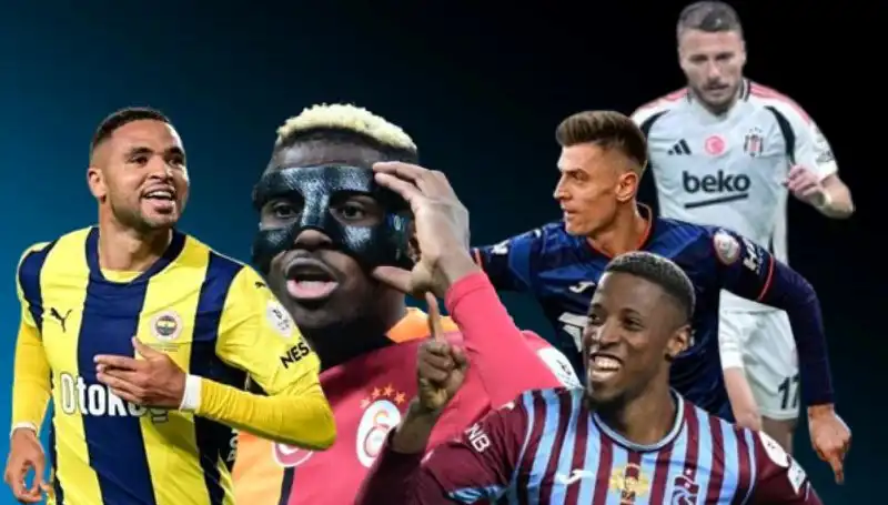 Süper Lig'de Gol Krallığı Yarışı Tırmanıyor: Osimhen, Banza ve En-Nesyri Kim Önde?