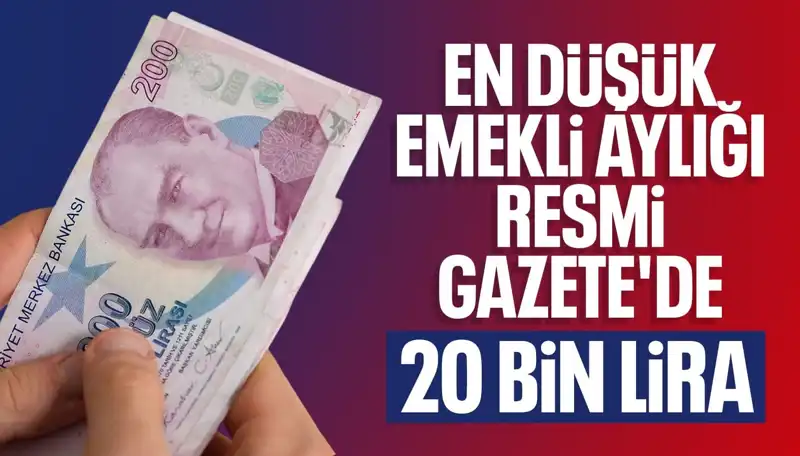 Emekliler için Müjde: En Düşük Emekli Maaşı 20 Bin Lira Oluyor