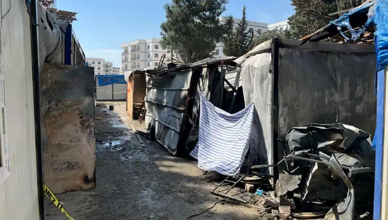 İşçilerin Kaldığı Konteynerde Yangın: Olayın Ayrıntıları ve Son Durum